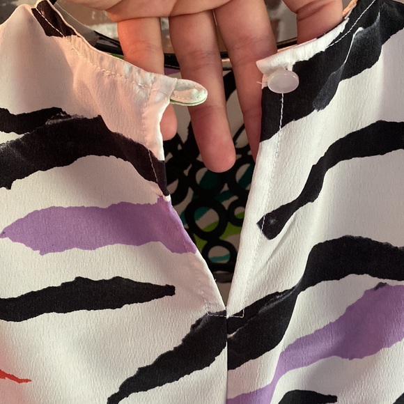 ASOS zebra print short sleeve dress - Picture 4 of 6